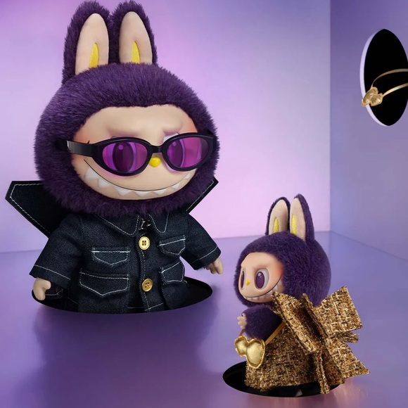 POP MART LABUBU × PRONOUNCE - WINGS OF FORTUNE Vinyl Plush Hanging Card - Picture 8 of 10